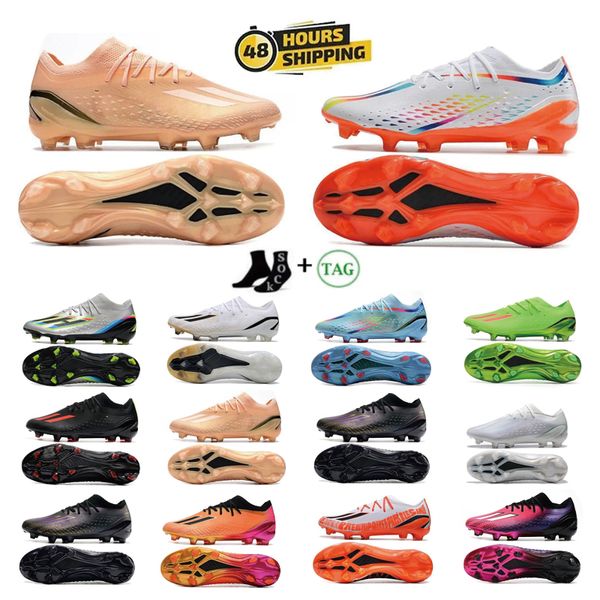 Botas de zapatos de fútbol de calidad X Speedportal.1 SG Metal Spikes Football Shoes Cleats para hombres cómodos Mesas de cuero suave Mesas de fútbol fuerte Scarpe Calcio