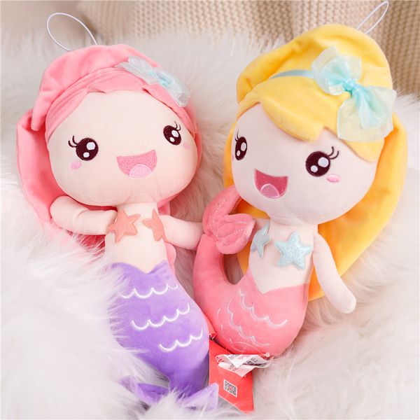 Qualité Poupée En Peluche Princesse Style Sirène En Peluche Poupées Meilleur Cadeau Jouets pour Enfants Filles Décor À La Maison Cadeau D'anniversaire Pour Enfants LA608