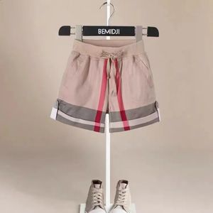 Kwaliteit zomerkinderen shorts katoenen broek voor jongensmeisjes shorts peuter slipjes kinderen strand korte sportbroek babykleding 240328