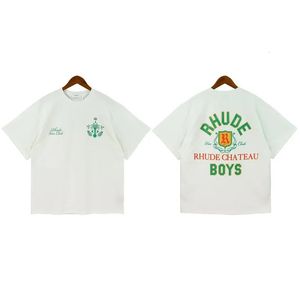 Qualité Summer Cotton Beach Print Sport T-shirt Men Hommes à manches courtes Running Shirt Men Tees Loose T-Shirt T-shirt S-4XL 240522