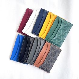 Calidad Top Men Wallet Designer y mujeres Titulares de tarjetas Monederos de moda 9 colores con caja de fábrica al por mayor