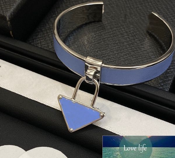 Bracelet Triangle géométrique en laiton, personnalité tendance, Style sport Simple, automne, vente en gros