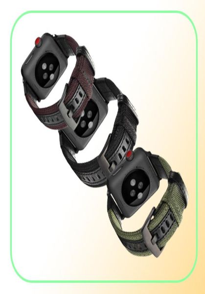 Hochwertiges wasserdichtes Nylonarmband für die Uhrenserie 4321. Lederband für iWatch 38 mm, 40 mm, 42 mm, 44 mm. 4876756