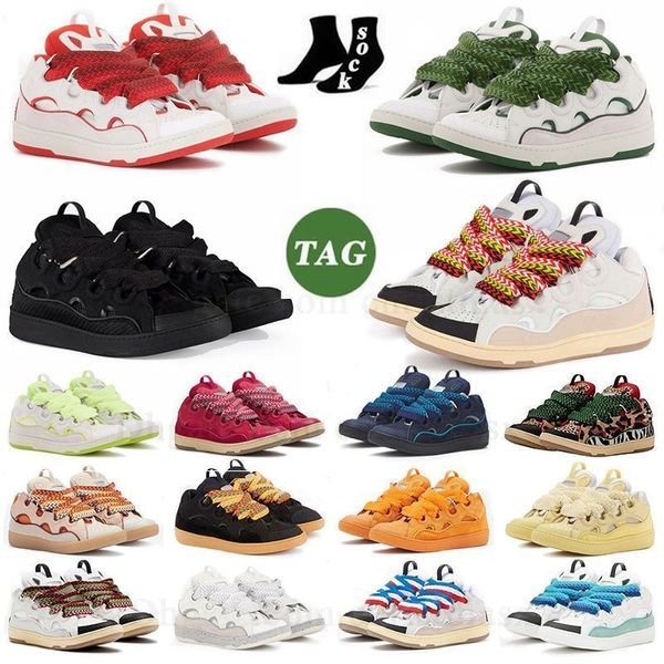 qualité en gros lavines Curb chaussures de sport extraordinaire Emed unisexe Hightop en cuir de veau en caoutchouc Nappa Platformsole chaussure Lavines formateurs baskets plates-formes plates