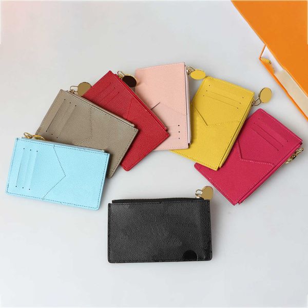 Qualité avec boîte de créateurs Chaîne portefeuille Femme en cuir Purse Luxury Coin Long Purse Holder Passeport Passeport Socle Socle Pouchs Fashion Handbags 240415