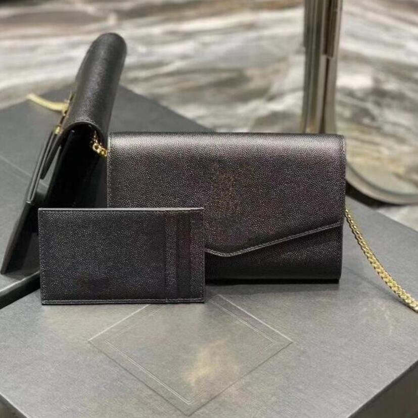Designer Woman Bag Handväska axelväskor Original Box äkta läderväska Koppling Messenger Handväskor Korthållare