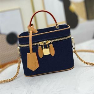 Kwaliteit vrouwen cosmetisch opgeruimde lederen make -uptassen mode 4 kleuren Hoge capaciteit ontwerpers Lady's opbergdoos handtassen Tote Bag242o