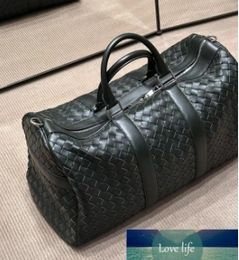 Kwaliteit geweven herenhandtas Korte zakenreis reistas Grote capaciteit Groothandel Mode Trendy bagagetassen