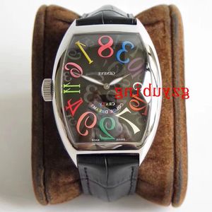 Kwaliteit Horloges CRAZY UREN 8880 Mechanisch Automatisch Roestvrij Staal Heren Heren Dames Dameshorloge Horloges Watches226E