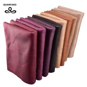 QUANFANG haute qualité technique Imitation Faux cuir canapé tissu cuir souple Quilting bricolage couture meubles coussin sac canapé 210702