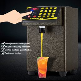 Kwantitatieve Fructose Vulmachine Automatische Siroop Dispenser Bubble Milk Tea Shop Sugar Processor Apparatuur 16 Raster