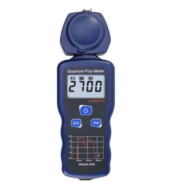 Compteur de flux quantique SM206-PAR Compteur d'intensité de rayonnement 0-2700umol/m2. s Détection d'intensité d'irradiation