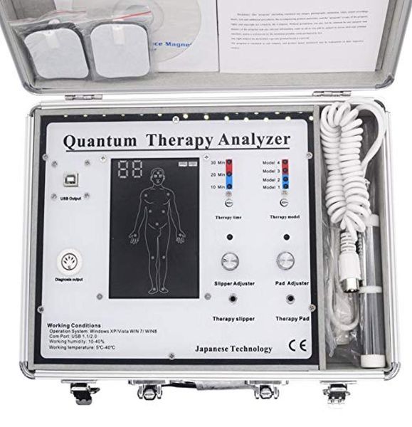 Masajeador analizador de terapia cuántica 2023 Nuevo 54 informes 5 en 1 Analizador corporal de salud por resonancia magnética Electroterapia acupuntura el1575119