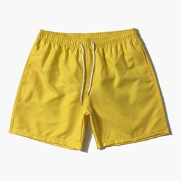 Quarter shorts, 17 colores, revestimiento del cinturón de playa del 100% de poliéster, pantalones cortos de surf deportivos masculinos, hombres