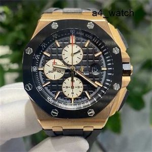 Montre à Quartz Athleisure AP Royal Oak Offshore Series montre pour hommes montre d'occasion montre de luxe or Rose 26401RO.OO.A002CA.01