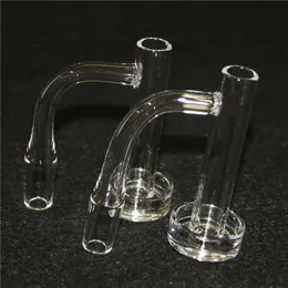 Quartz Banger 10mm 14mm Mannelijke Joint Naadloze Volledig Gelast Roken Accessoires Terp Slurper Afgeschuinde Rand Blender Spin Glas nagel