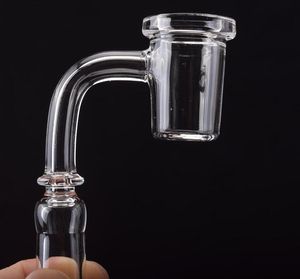 Quartz Banger 2IN1 Quartz Nail 10mm 14mm 18mm femelle/mâle Clear joint dab rig carb cap accessoires pour fumer