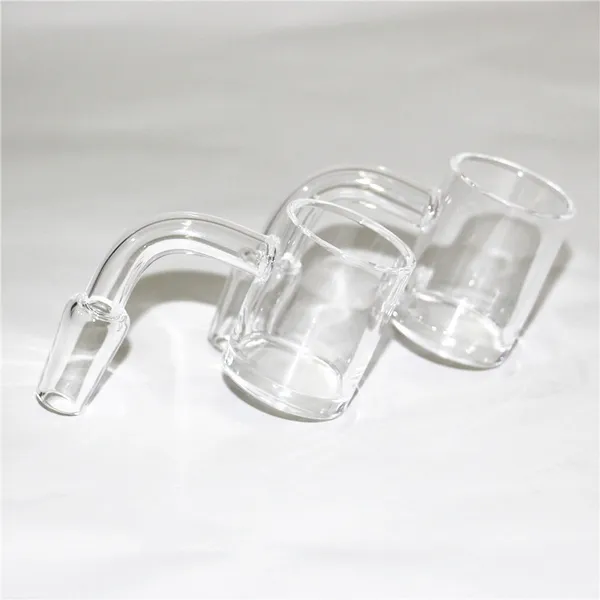 Quartz Banger Nails Accessoires pour fumer 10mm 14mm 19mm Mâle Quartz Bangers à dessus plat pour tuyau d'eau Bong en verre