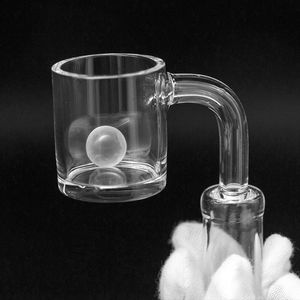 Quartz Banger Set 4mm Banger Terp Pearl Insert OD 25 mm XL Bagners Domeless Nail 10mm 18 mm 18 mm voor waterpijpbongolie -rig