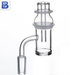 Quartz Banger met Frosted Bevel Edge Glass Carb Cap Quartz Bal en Socket Nagel voor Glazen Bong Water Pijpen DAB RIGS