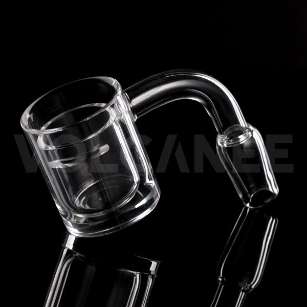 Narguilés 30mm XL Quartz Banger Insert Phat Bottom Thermal Skillet domeless Nail avec Flat Top 4mm Thick club seau Bowl