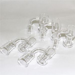 Fumer Quartz Bécher avec Terp Vide Banger Boîte Individuelle Pipe À Eau Mini Bongs Dab Rig Cendrier En Verre Gratuit