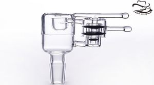 Seau à quartz avec bras de capuchon de carburateur 100 accessoires pour fumer séparément contrôlés 14 mm 18 mm femelle mâle joint Swing Dab Rig 3534745633