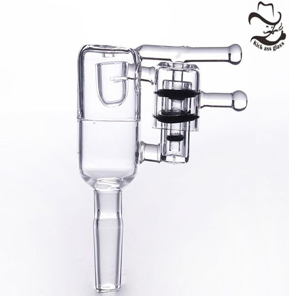 Seau de quartz avec bras de capuchon en glucides 100 accessoires de fume séparément contrôlés 14 mm 18 mm mâle swing swing dab rig 3532900385