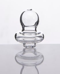 Tapa de carburador de cuarzo para Enail de 195 mm Clavo de cuarzo de 4 mm de espesor Clavos Banger de 215 mm Dab Rig Air Hole6677118