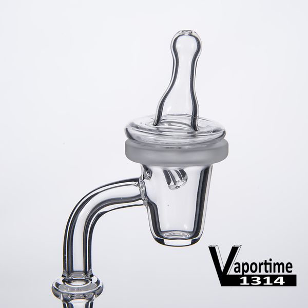 Accessoires pour fumeurs de quartzUFO Carb Cap OD 28mm Trou d'air pour 2mm 3mm 4mm d'épaisseur Domeless Banger Nails 19.5mm Enail Dab Rig 527