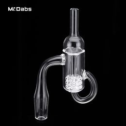 Quartz Diamond Loop Banger Nail Oil Noeud Recycler Accessoires pour fumer Carb Cap Dabber Insert Bowl pour conduites d'eau chez mr_dabs