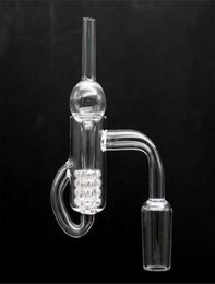 Quartz Diamond Loop Banger Nail Oil Noeud Recycler Quartz Banger Nail Carb Cap Dabber Insert Bowl 10mm 14mm 18mm Mâle Femelle1606494