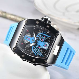 Quartz Fashion Silicon Tape Single Kalender Emmer Casual herenhorloge