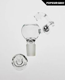 Quartz H seaux avec bouchons de carburateur ongle sans dôme narguilés bras oscillant H-seaux bol en verre