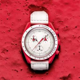 Quarz-Herrenuhr mit Timing-Funktion, 42 mm Zifferblatt, modische Luxus-Armbanduhr, Planet-Serie