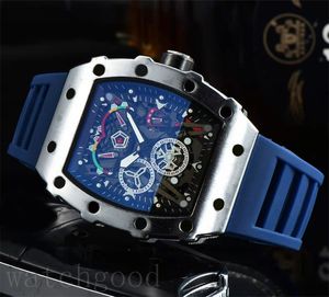 Quartz montre homme skelet designer horloge heren prachtige klassieke sport rubber reloj de lujo vijfpuntige ster dameshorloge rood zwart blauw dh011 C23