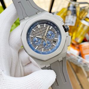 Quartz horloge Designer horloges voor heren 44 mm roestvrijstalen behuizing Zakelijk polshorloge Klassiek mode armband Lichtgevend polsbandje Cadeau