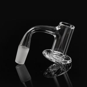 Terp Slurper Fumeurs Accessoires Entièrement Soudé Quartz Banger mâle femelle 10mm 14mm 18mm 45ﾰ 90ﾰ pour dab rig bong en verre