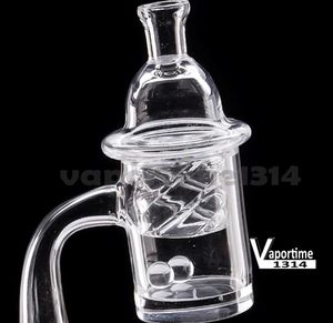 Flat Top Quartz Accessoires pour fumeurs banger Nail Terp Perle Bubble Carb Cap OD: 25mm Bol Conduites D'eau Dab Oil Rigs Bong En Verre 698