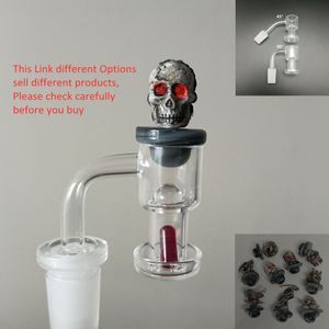 Quartz Slurper Banger kit Terp Pearl Bead Ruby Pill Roken Ghost Carb Cap Cobom Set 45 90 Degree 10mm 14mm 18mm 19mm Female Male Joint Bowl Bong