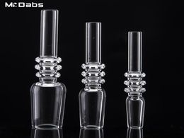 Pointe de quartz 10 mm 14 mm 19 mm 100 % véritables accessoires pour fumer avec joint transparent pour collecter des ongles à quartz avec joint mâle pour NC Set7481152