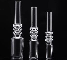 Quartz Tip 10mm 14 mm 19 mm 100% reëel met helder gewricht voor Nectar Collectar Quartz Nail met mannelijke gewricht voor NC Set