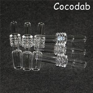 Quartz -tips 10 mm 14 mm 18 mm voor nectar rookglas pijpen kwarts tip deab