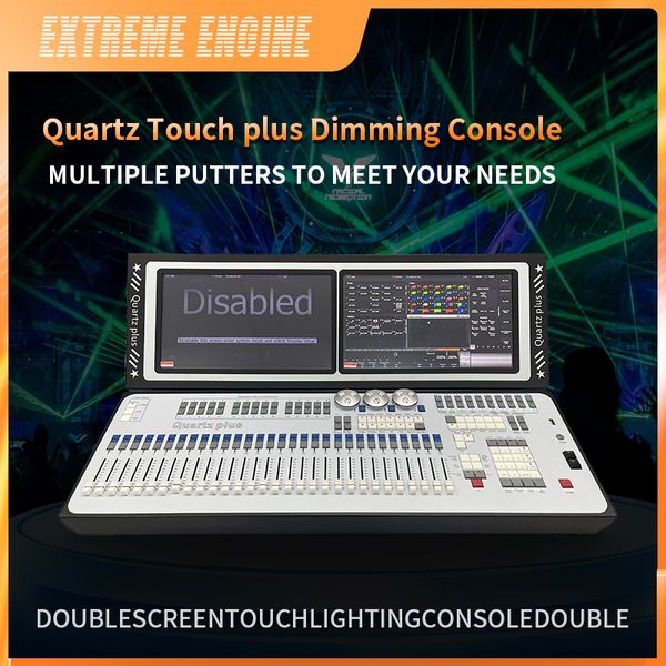 Quartz Touch plus Console de gradation système de contrôleur d'éclairage de scène faisceau Spot lavage encadrement tête mobile DJ Disco DMX512 TITAN touch