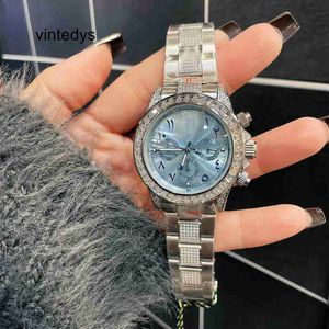 Quartz horloge Hoge precisie gepersonaliseerde grote wijzerplaat Dameshorloge Digitaal gezicht Ice Randy Quartz