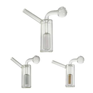 QuartzPro Bubbler Brûleur à mazout Mini Bongs en verre Percolateur Diffuseur Conduites d'eau Narguilé Bong Bubblers Recycler Filtre Portable Fumer Dab Rigs Dispositif