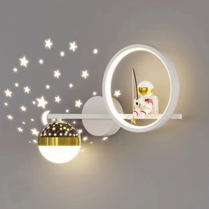 Quai modern enfants lampe murale projecteur de chambre à coucher à la chambre LED Décoration de la chambre à coucher