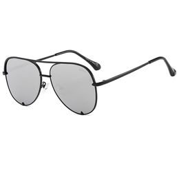 Lunettes de soleil Quay Designer pour hommes lunettes femme protection UV400 nuances verre véritable lentille en métal doré conduite lunettes de soleil de pêche avec boîte d'origine