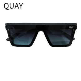 Nuevas gafas de sol QUAY de montura grande para hombre, parabrisas integrados, gafas de sol para ciclismo para mujer, gafas de sol graduales