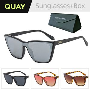 Quay zonnebrillen merkontwerper zonnebril UV400 gepolariseerde lens buiten sport fietsen rijden rijglazen trendy zonnebril 1212p25